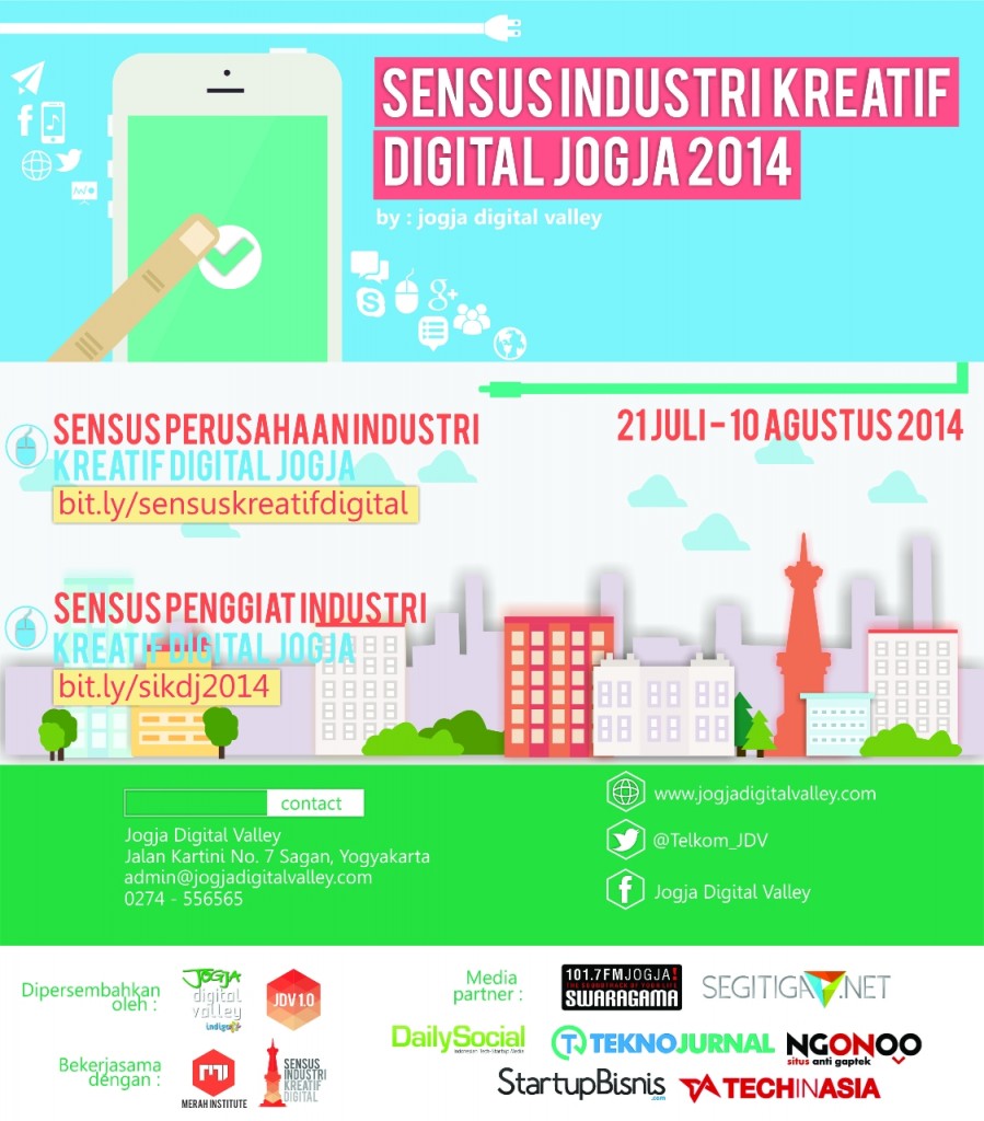 poster industri kreatif digital jogja 2014